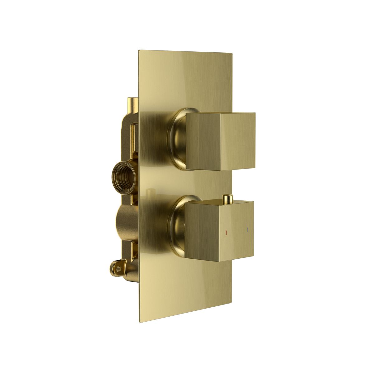 Bewl Single Outlet Two Control Concealed Thermostatic Shower Valve