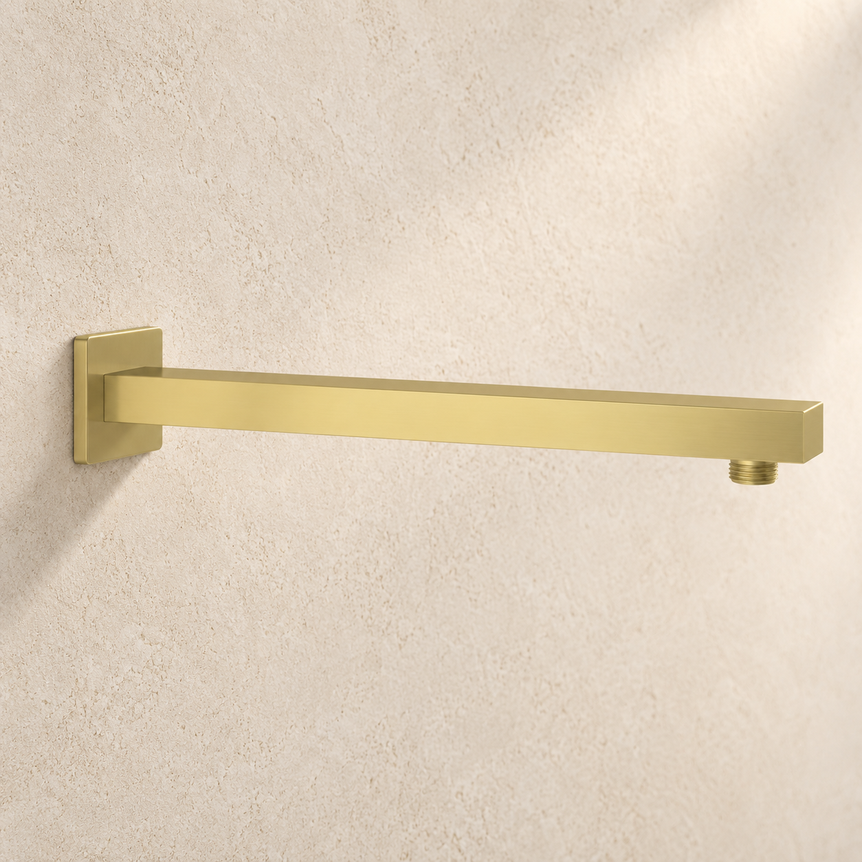 Bewl Shower Arm 300mm - Matt Brushed Brass