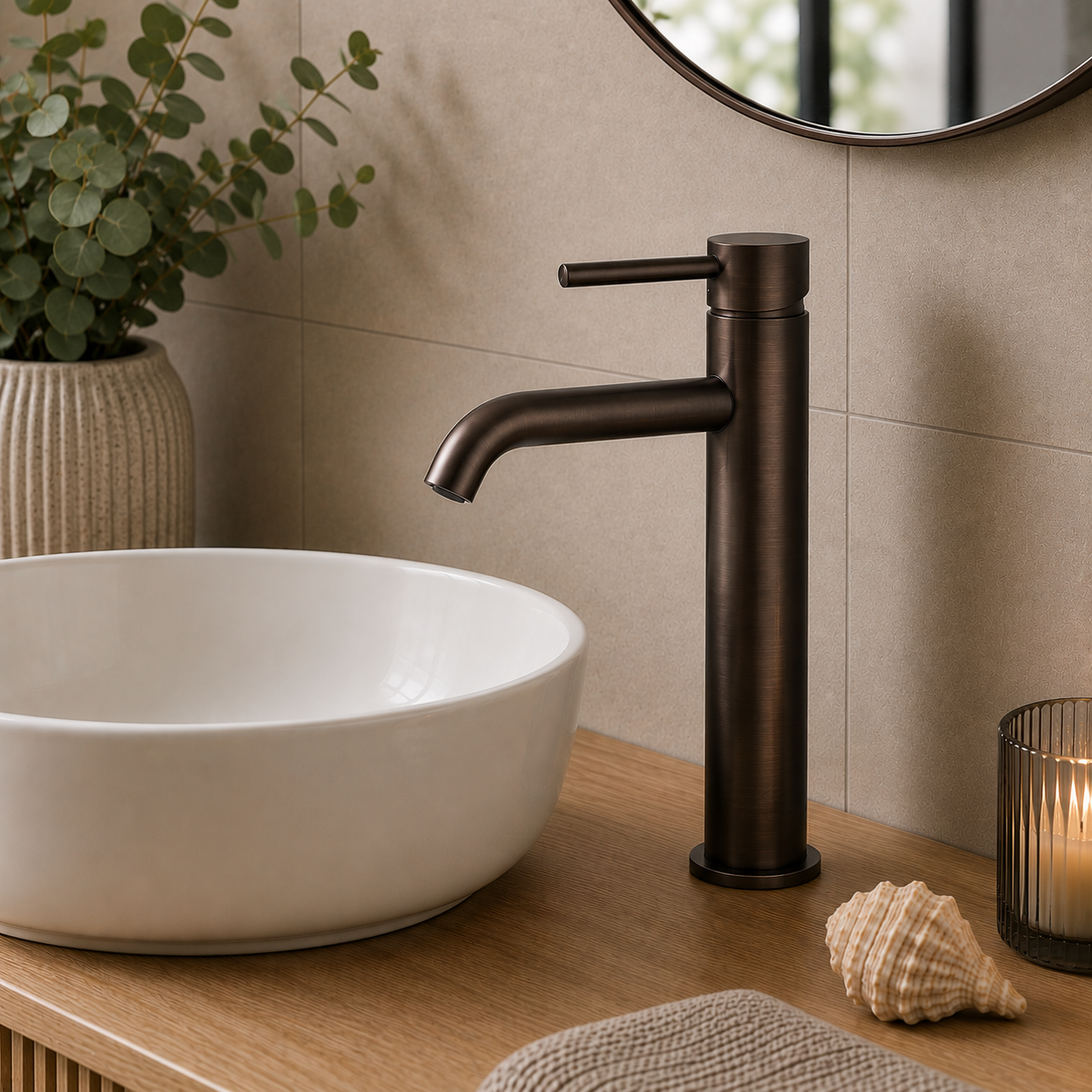 Bewl Mono Tall Basin Mixer Tap – 5 Finishes
