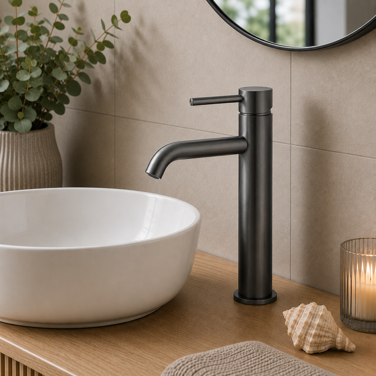 Bewl Mono Tall Basin Mixer Tap – 5 Finishes