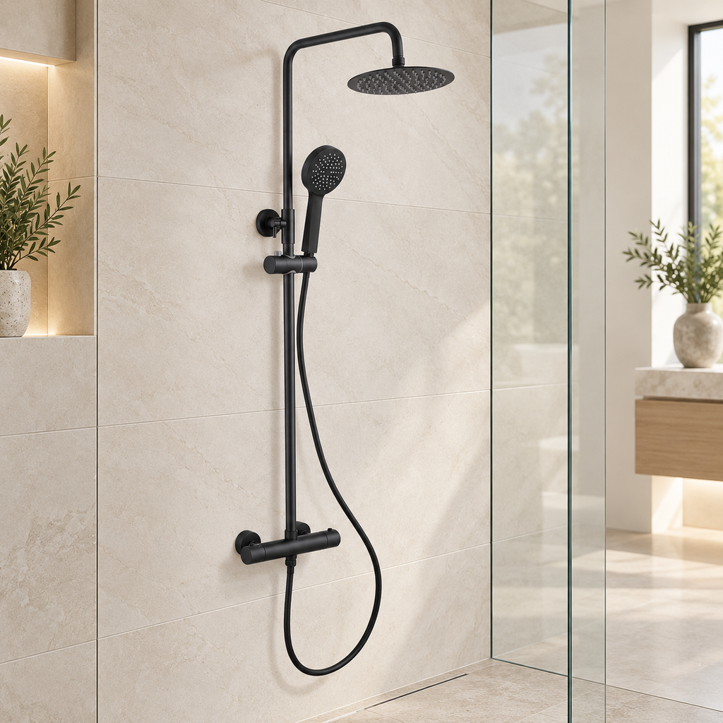 Bewl Round Thermostatic Shower Valve & Kit