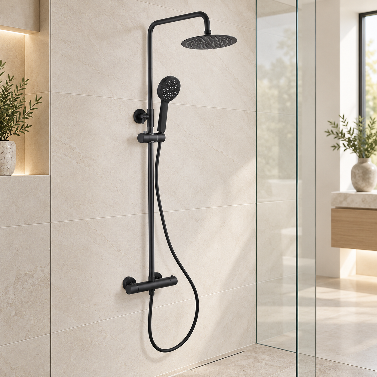 Bewl Round Thermostatic Shower Valve & Kit