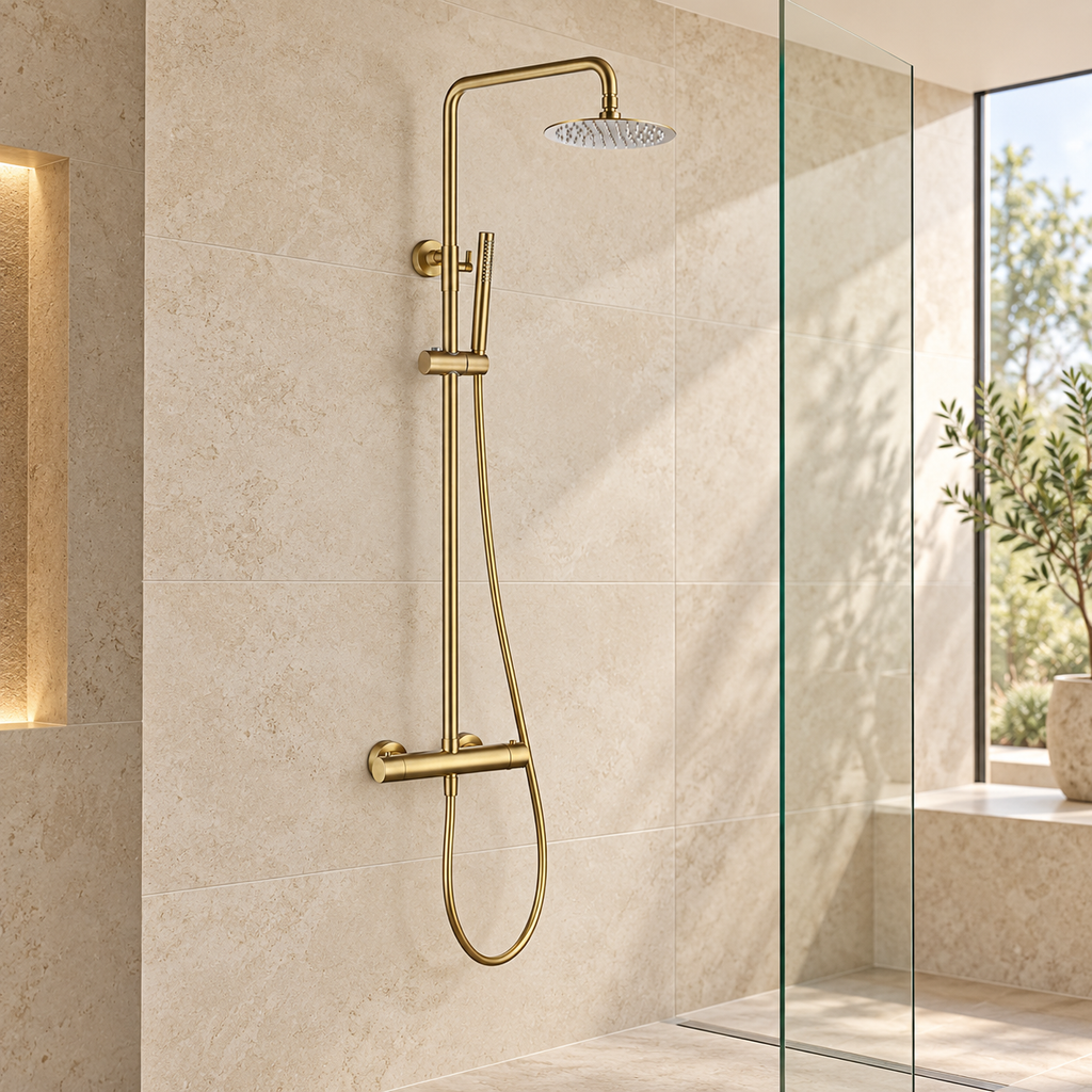 Bewl Round Thermostatic Shower Valve & Kit