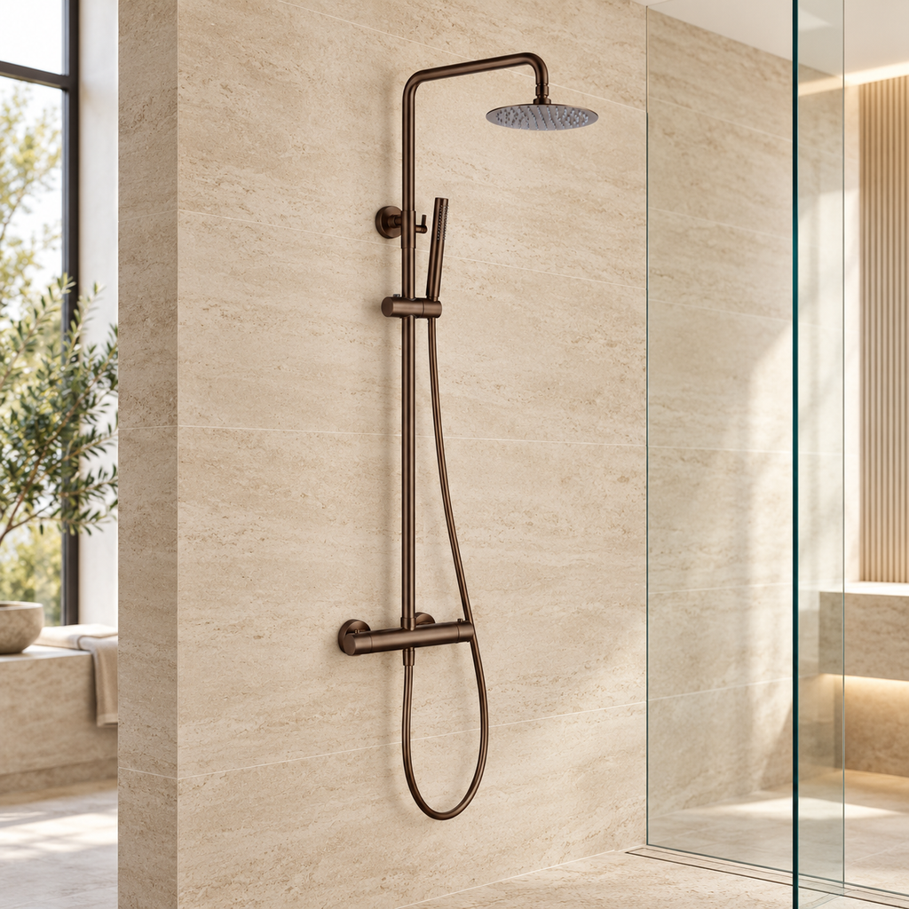 Bewl Round Thermostatic Shower Valve & Kit