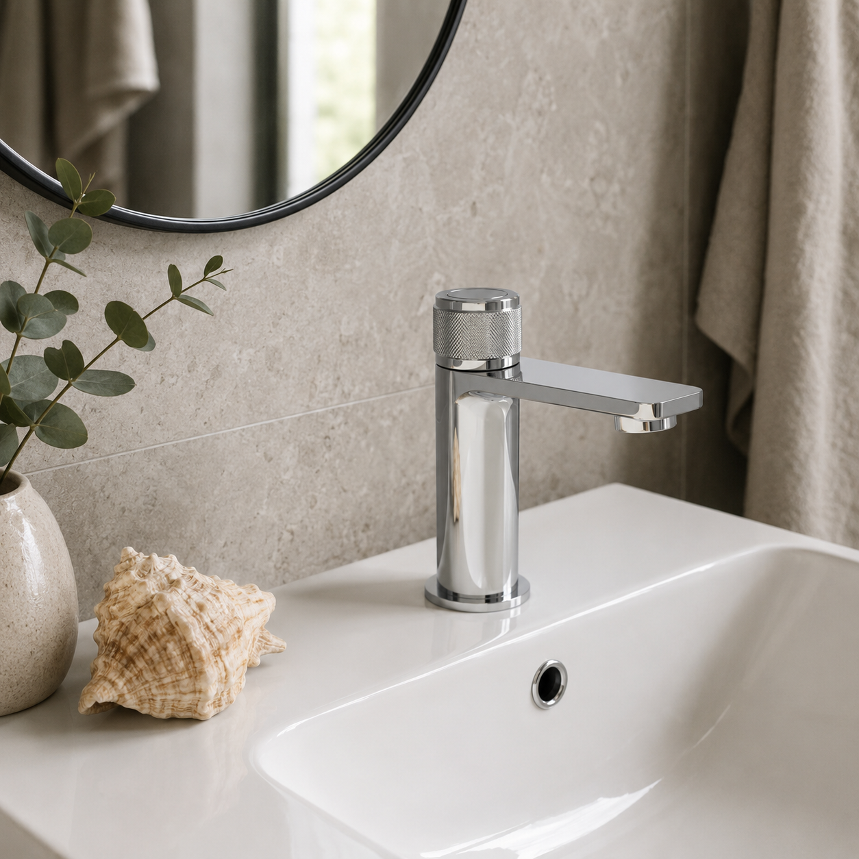 Bidborough Mono Basin Mixer Tap with Waste – Chrome