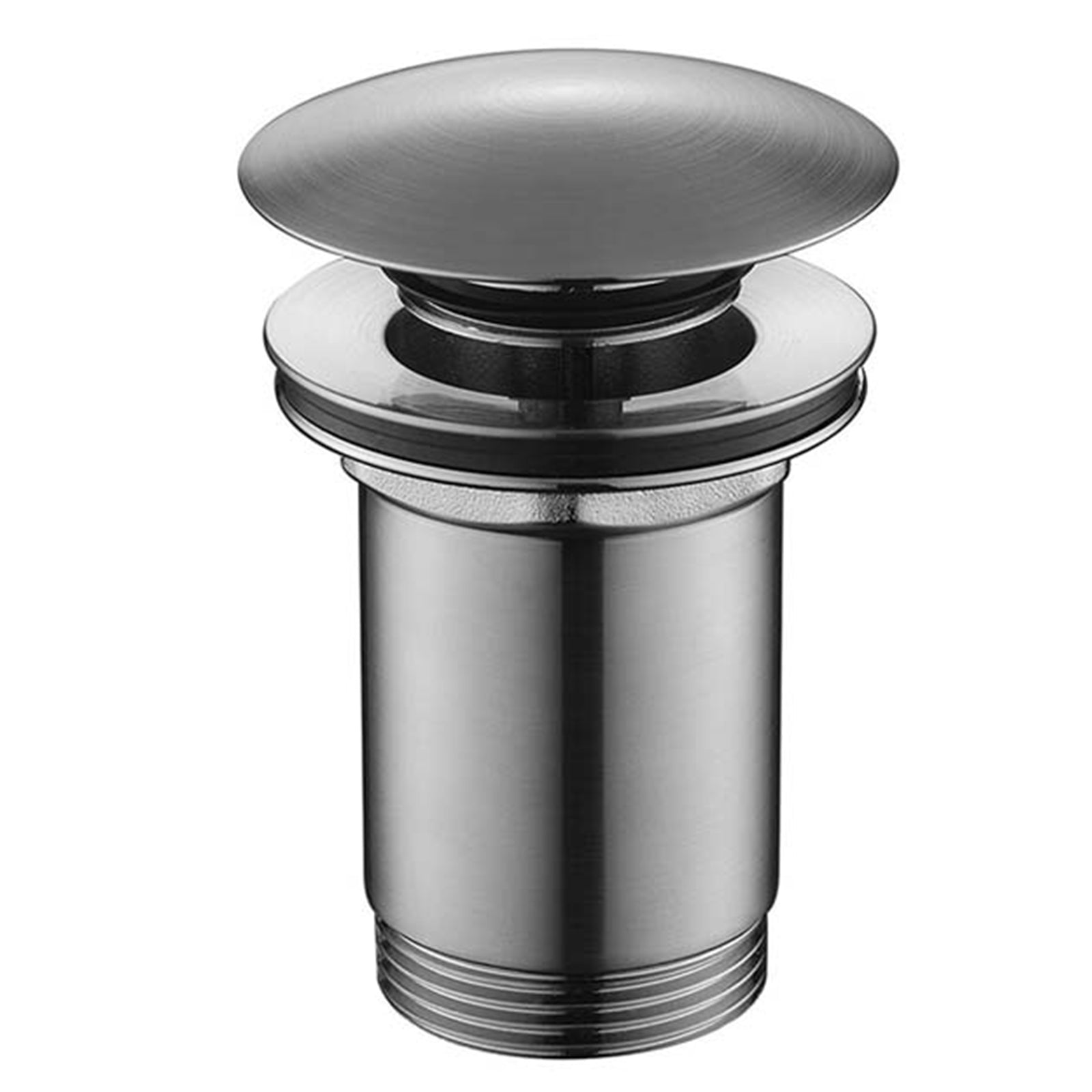 Levo Universal Slotted/Unslotted Basin Clicker Waste - Brushed Nickel
