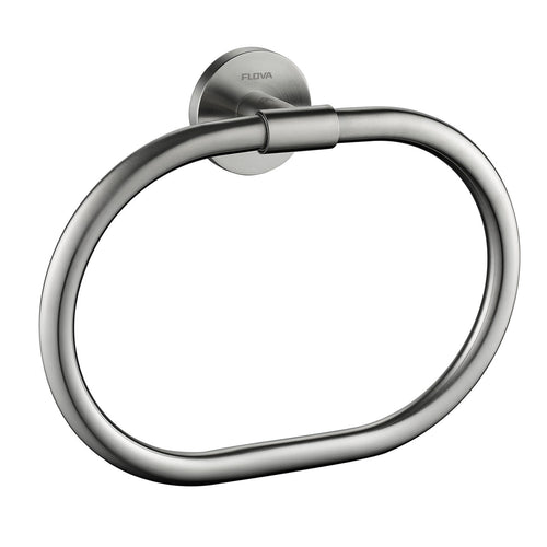 Coco Towel Ring - Brushed Nickel