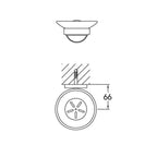 Coco 205mm Corner Rack - Brushed Nickel