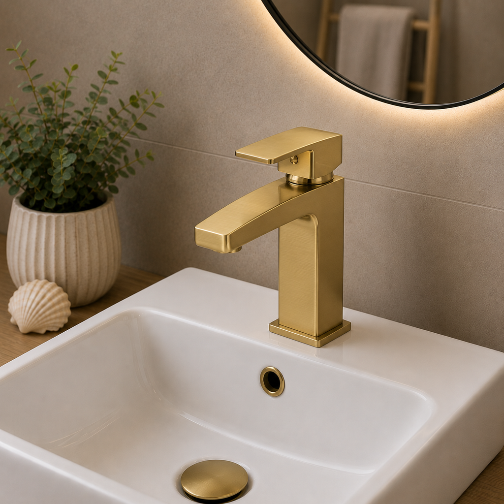 Broadwater Mono Basin Mixer with Click-Clack Waste | 3 Finishes