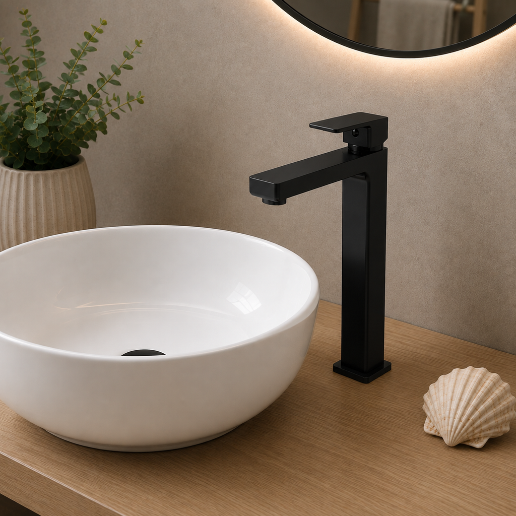 Broadwater Tall Basin Mixer Tap | 3 Finishes