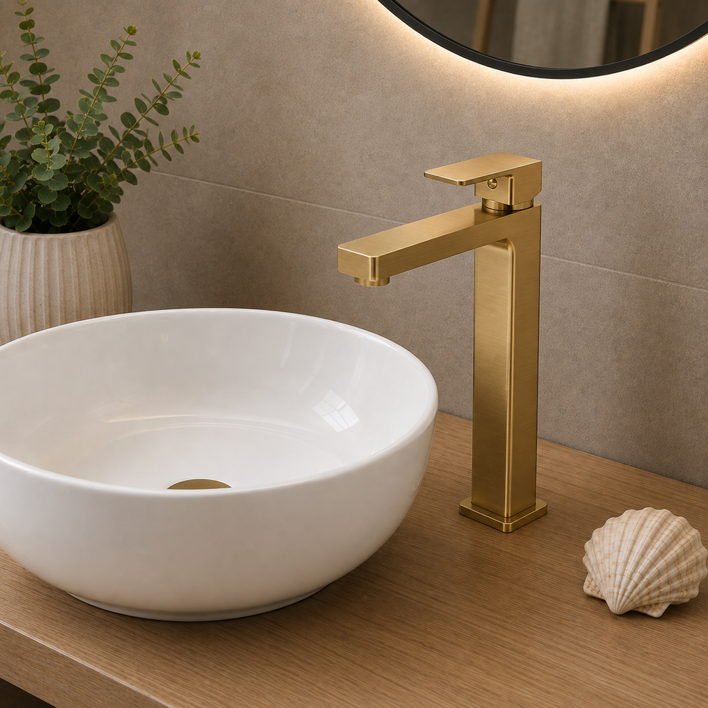 Broadwater Tall Basin Mixer Tap | 3 Finishes