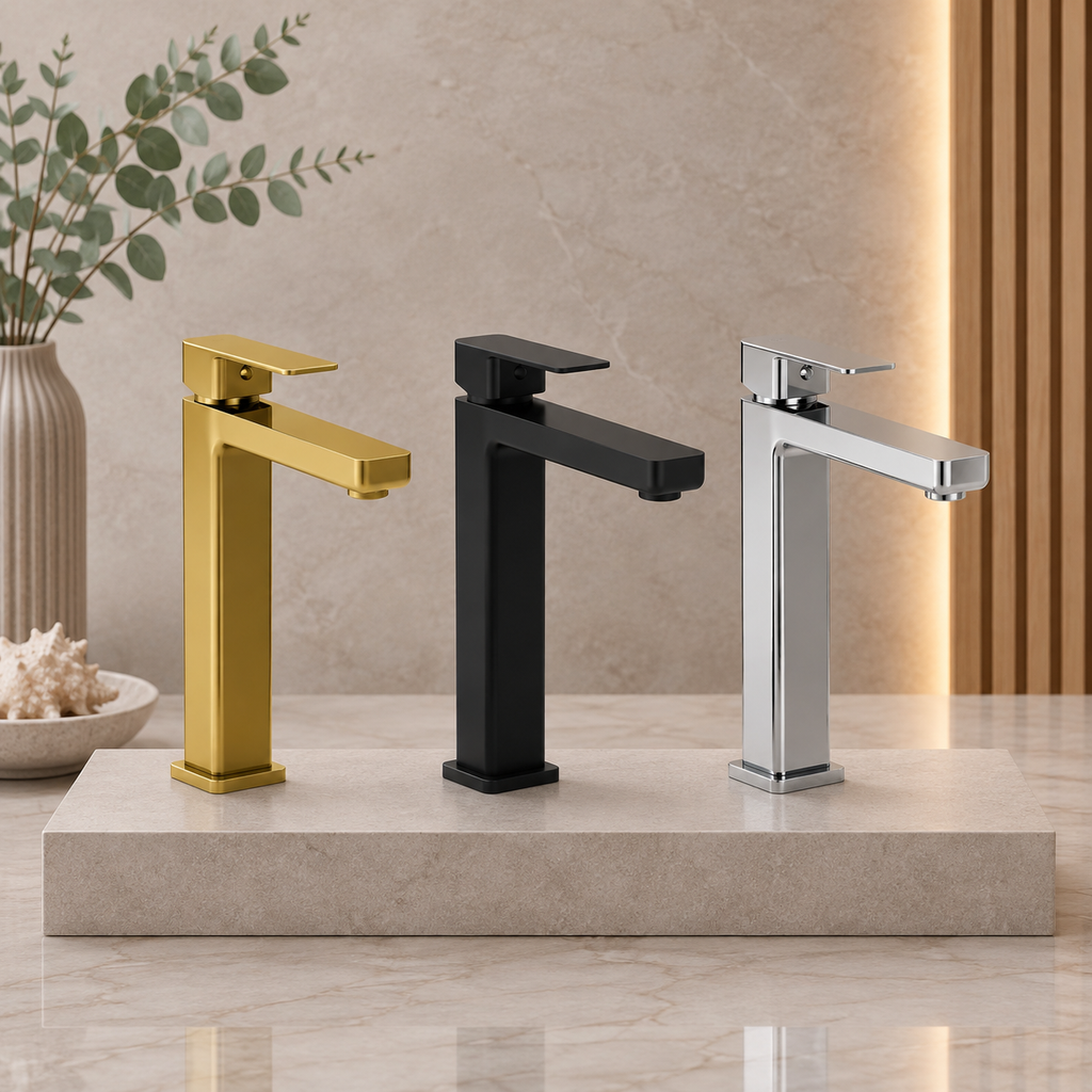 Broadwater Tall Basin Mixer Tap | 3 Finishes