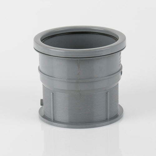 PVCu To Cast Iron & Salt Glaze Drain Connector Grey