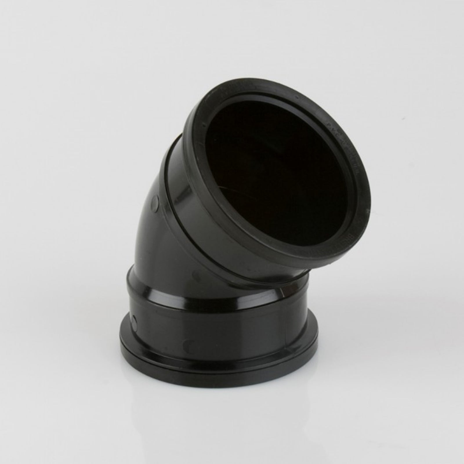 135 Deg Double Socket Bend Black