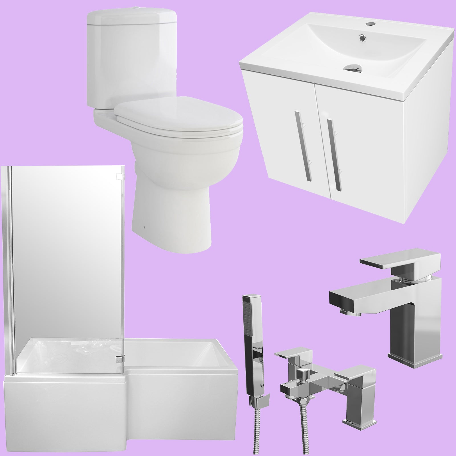 Bathroom Suite 1 - Left Handed