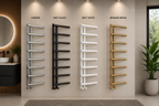 Calverley Designer Heated Radiator - Steel Vertical Radiator - Dual Fuel Compatible