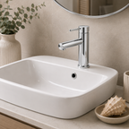 Camden Mono Basin Mixer with Slotted Click-Clack Waste