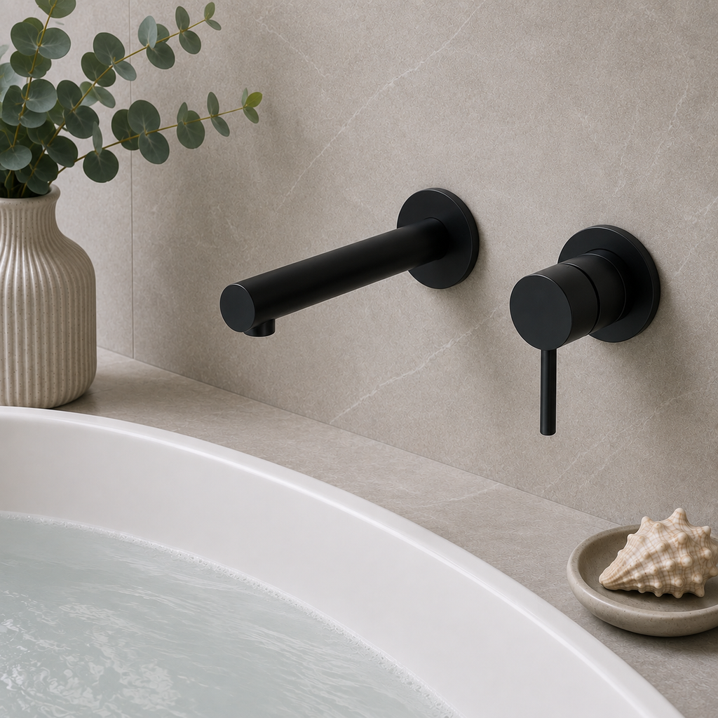 Camden Wall Mounted Single Lever Bath Shower Mixer