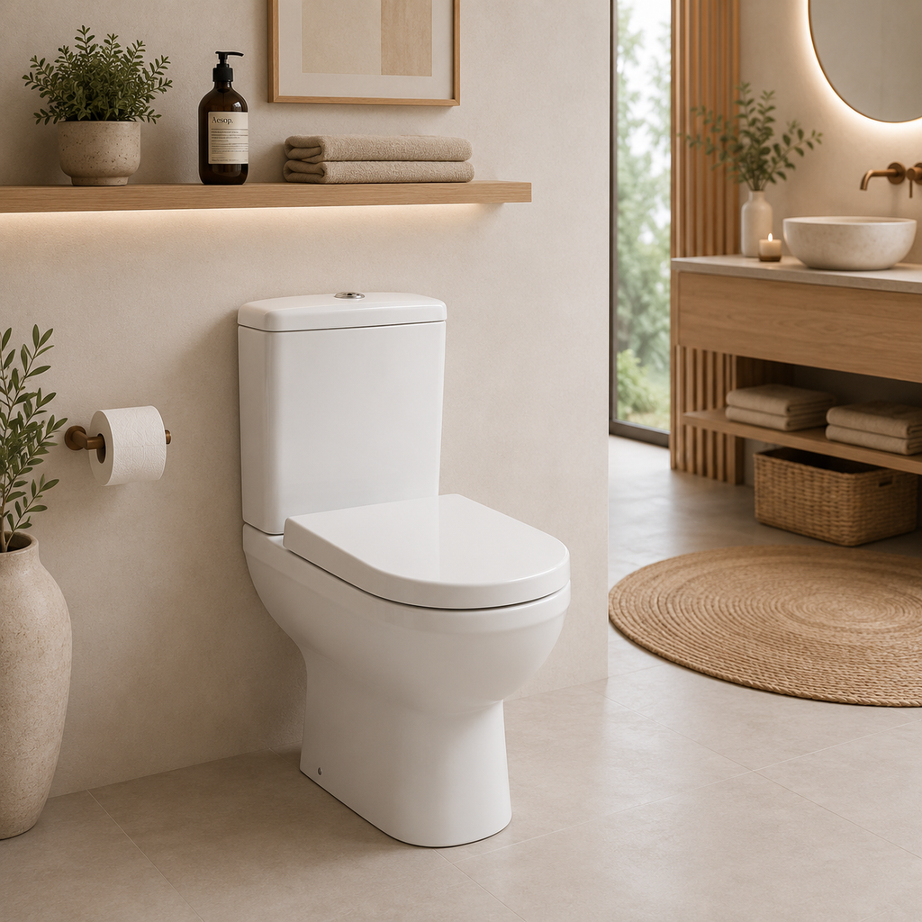 Carolina Close Coupled Pan with Soft Close Seat