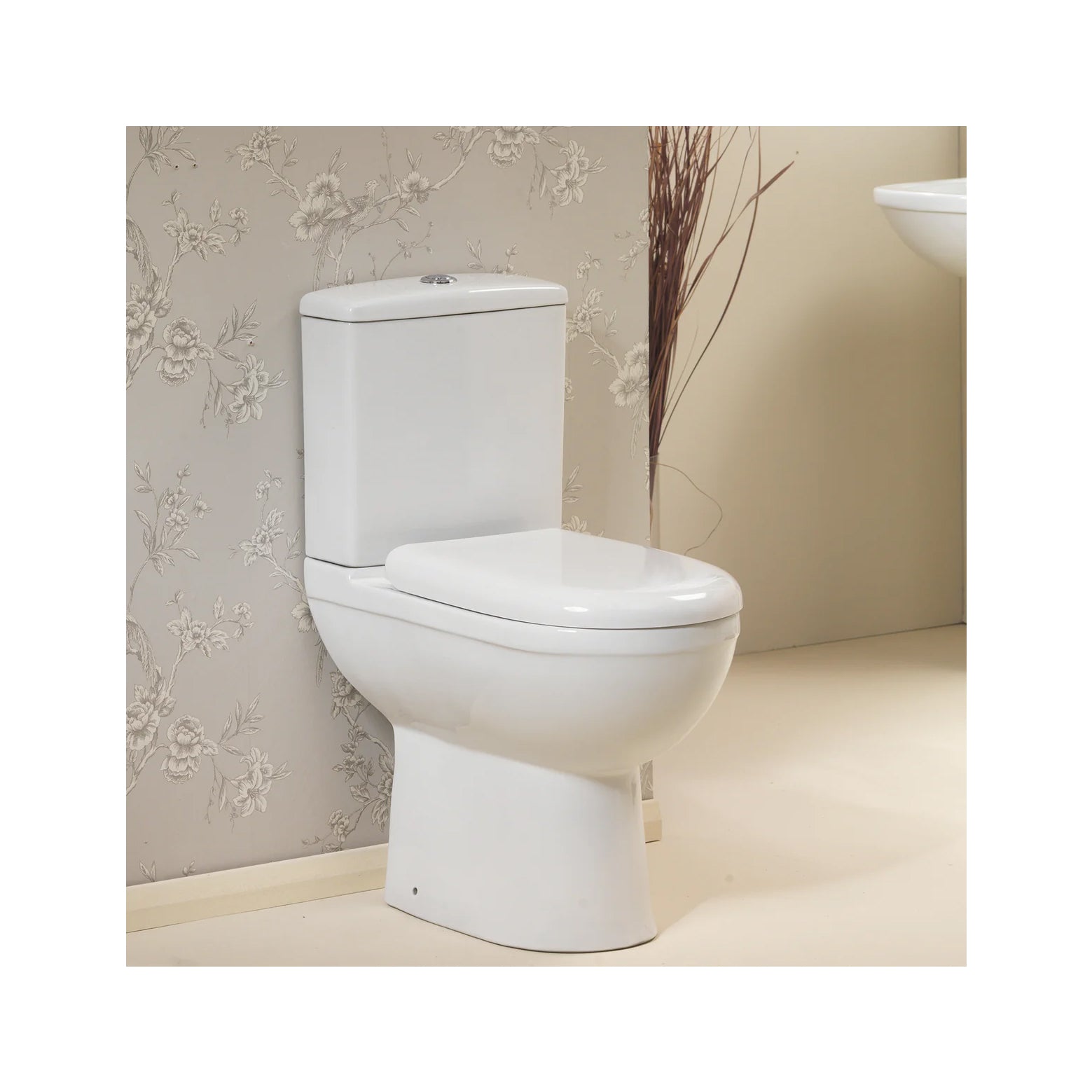 Carolina Comfort Close Coupled Pan with Soft Close Seat
