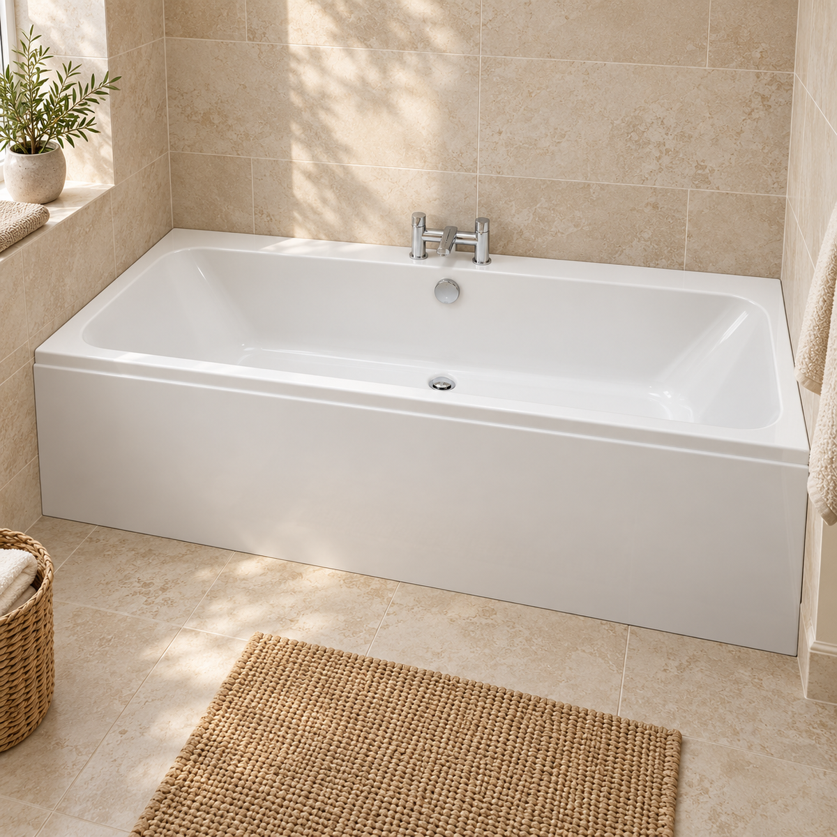 Carron Profile Double Ended Carronite Bath | Choice of 7 Sizes