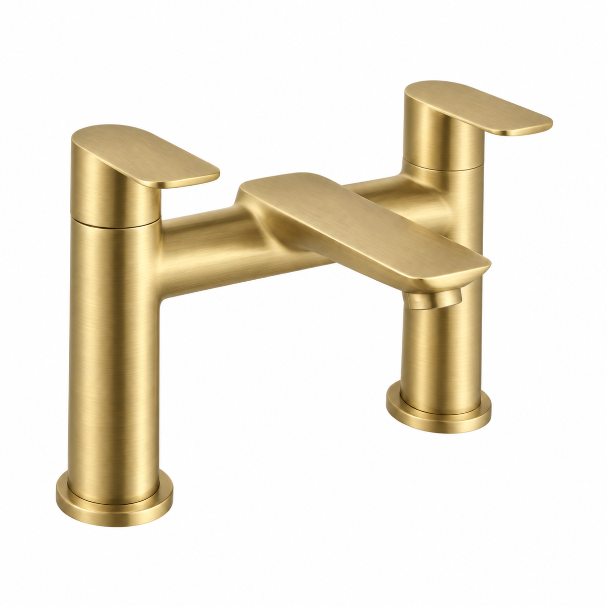 Charlotte 2-Tap-Hole Bath Filler – Brushed Brass