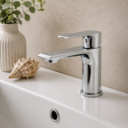 Chartwell Mono Basin Mixer with Slotted Click-Clack Waste – Chrome