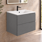 Civetta 60 2 Drawer Wall Hung Vanity Unit & Basin Combination
