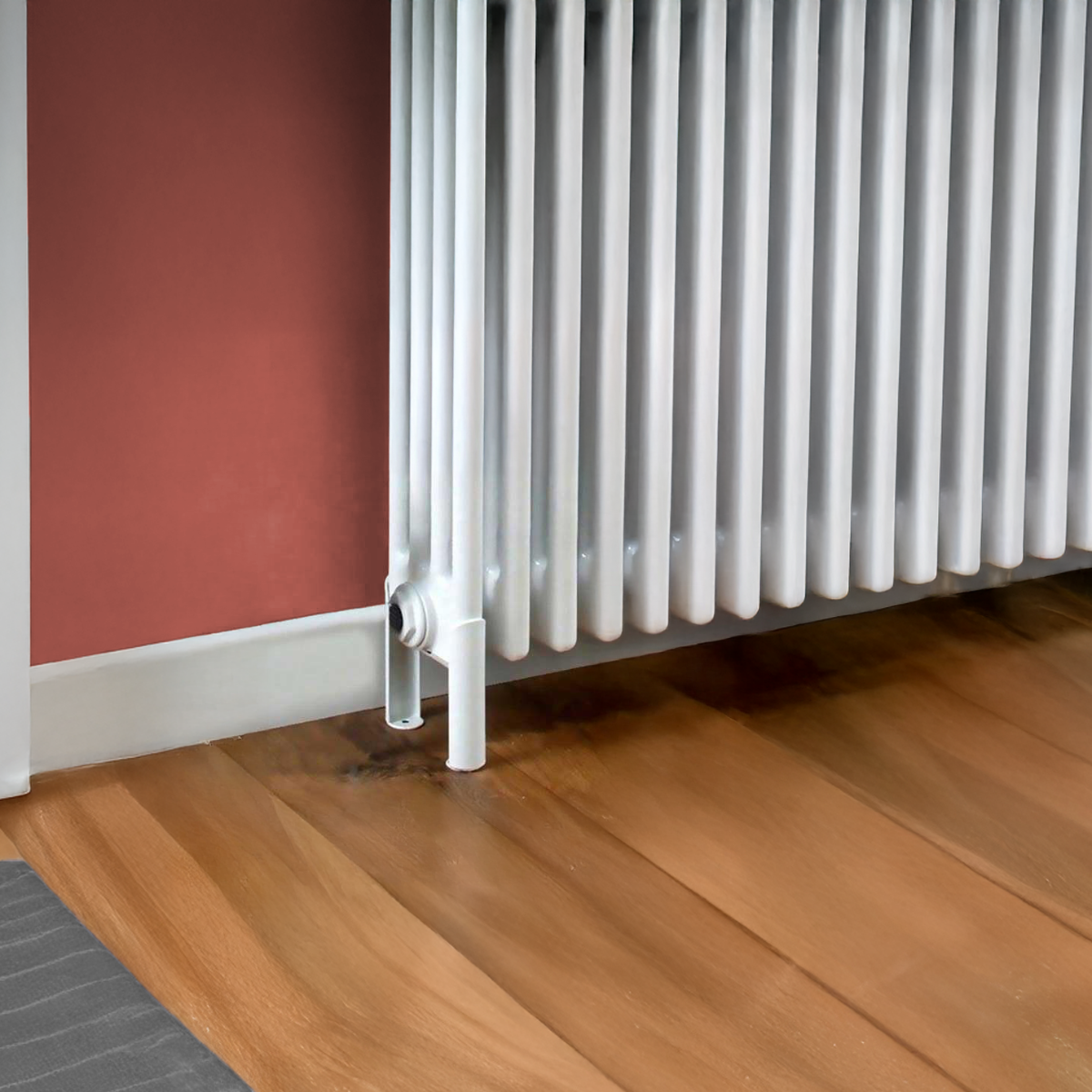 Colona 3 Column Vertical White Radiator – Allbits Bathrooms