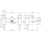 Allbits Dalton Bath Shower Mixer
