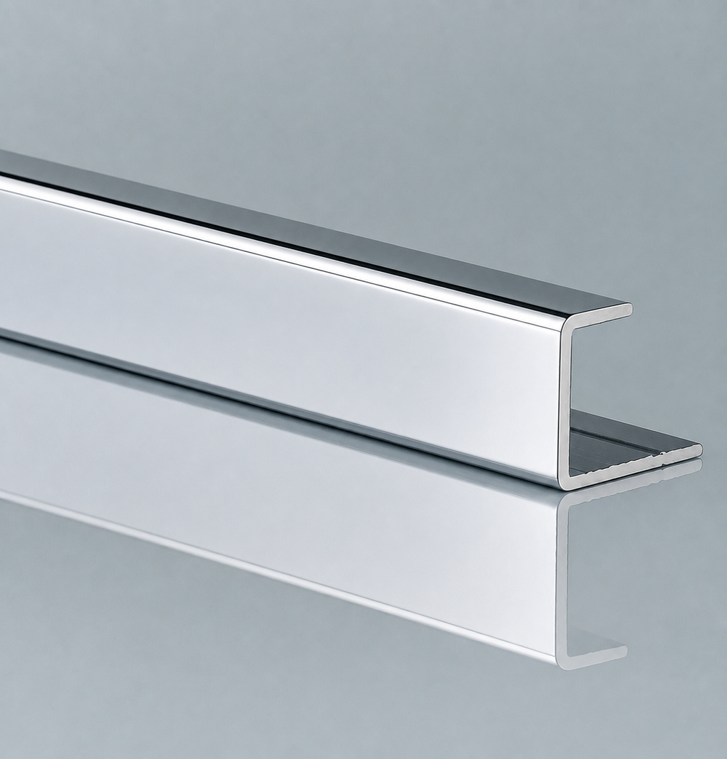 DuraPanel PVC Extrusions for 10mm PVC Wall Panels | White & Chrome