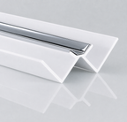 DuraPanel PVC Extrusions for 10mm PVC Wall Panels | White & Chrome