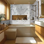 DuraPanel Calacatta Marble Gloss Bathroom Wall Panel 11mm | Square Edge or Duralock T&G