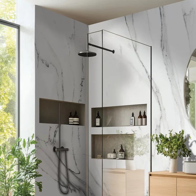 DuraPanel Carrara Marble Matt Wall Panel 11mm | Square Edge or Duralock T&G