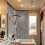 DuraPanel Gunmetal Shimmer Textured Bathroom Wall Panel 11mm | Square Edge or Duralock T&G