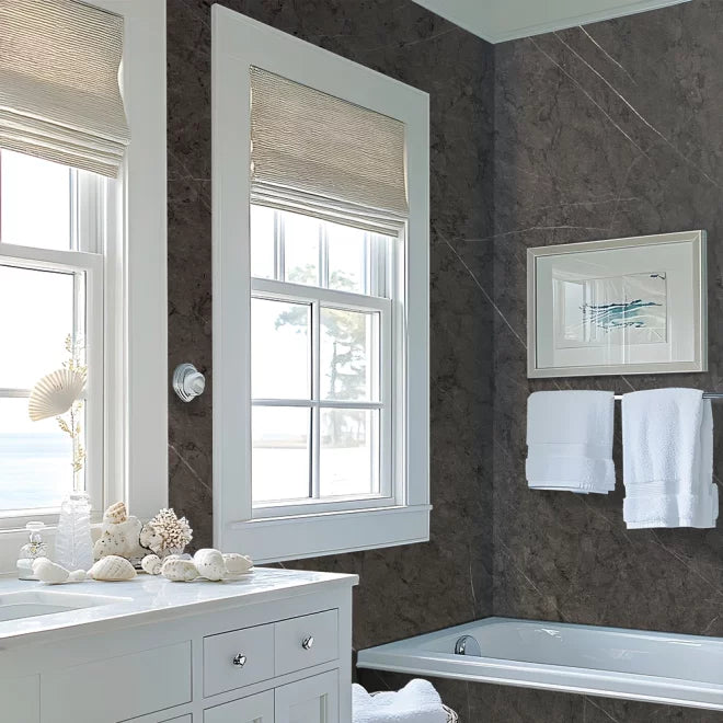 DuraPanel Nero Graphite Matt Bathroom Wall Panel 11mm | Square Edge or Duralock T&G