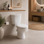 Ebony Close Coupled Pan with Soft Close Seat