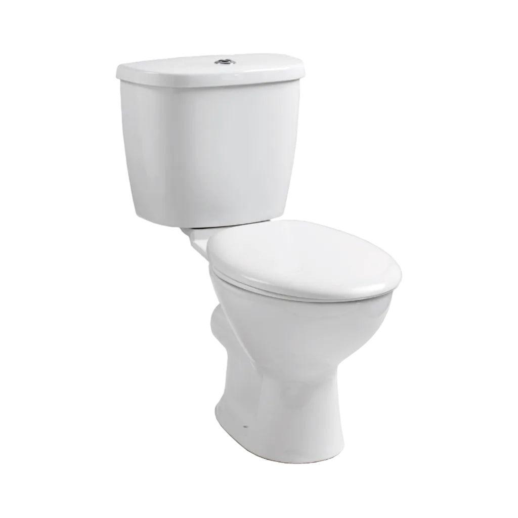 Ebony Close Coupled Pan with Soft Close Seat