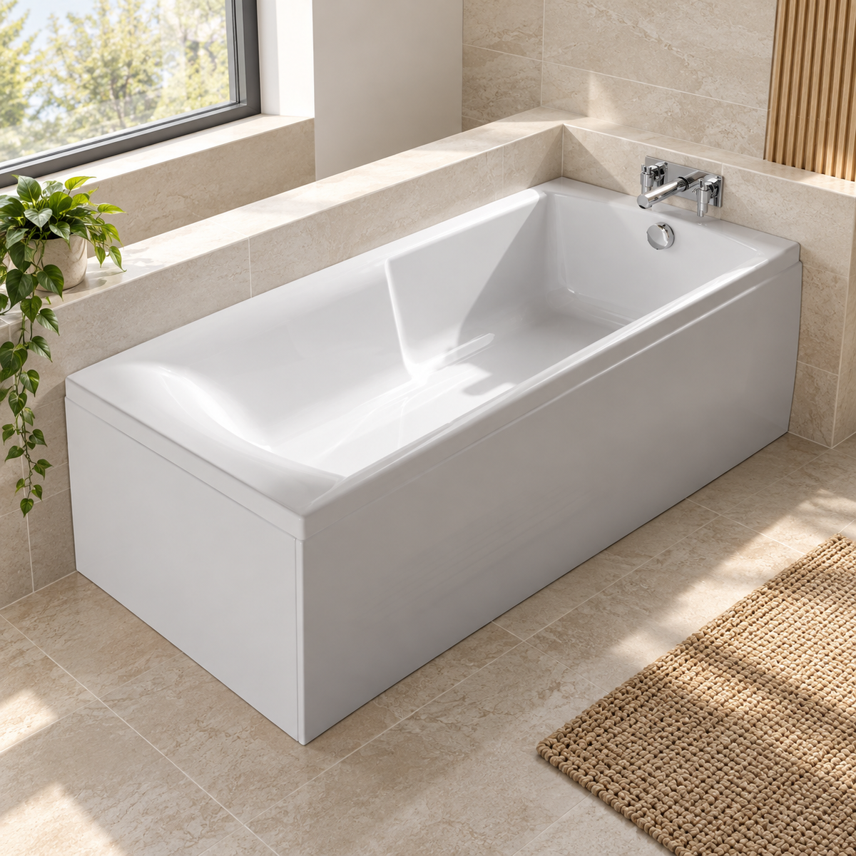 Carron Eco Matrix Single Ended 5mm Bath – Size Options