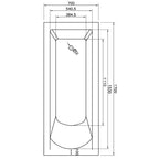 Eden 1700 x 700mm Single Ended Bath