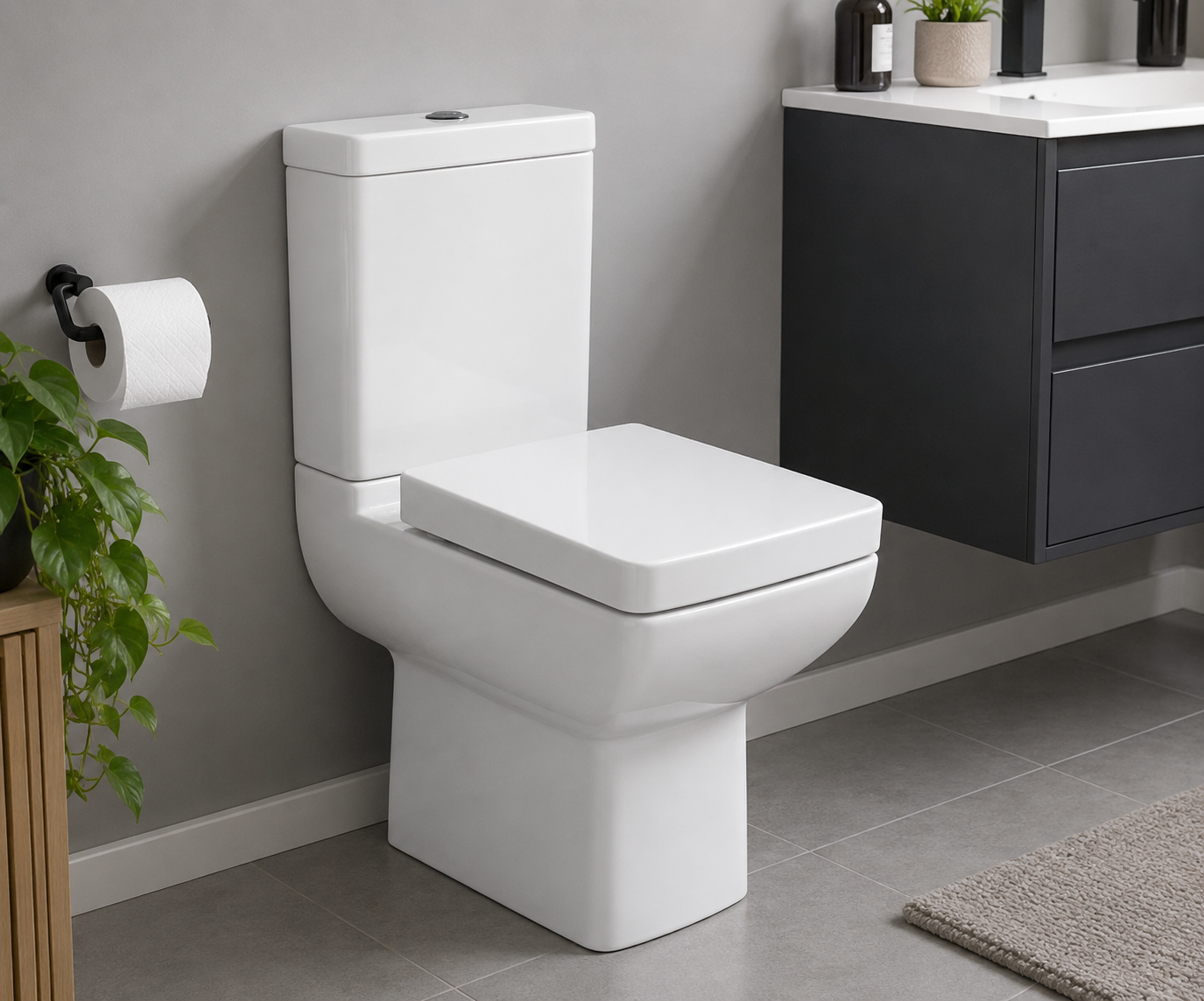 Eden Close Coupled Pan and Soft Close Seat