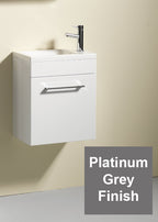 Eden 500mm Wall Hung Base Unit & Basin