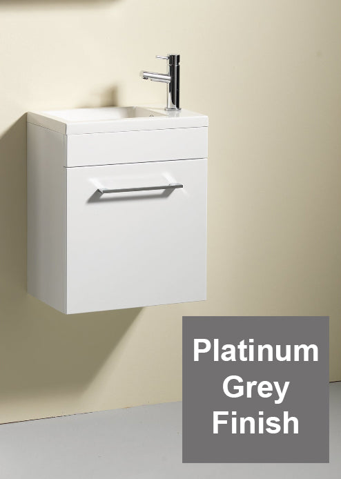 Eden 500mm Wall Hung Base Unit & Basin