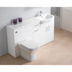 Eden Curved 1500mm 1-Piece Basin Combination