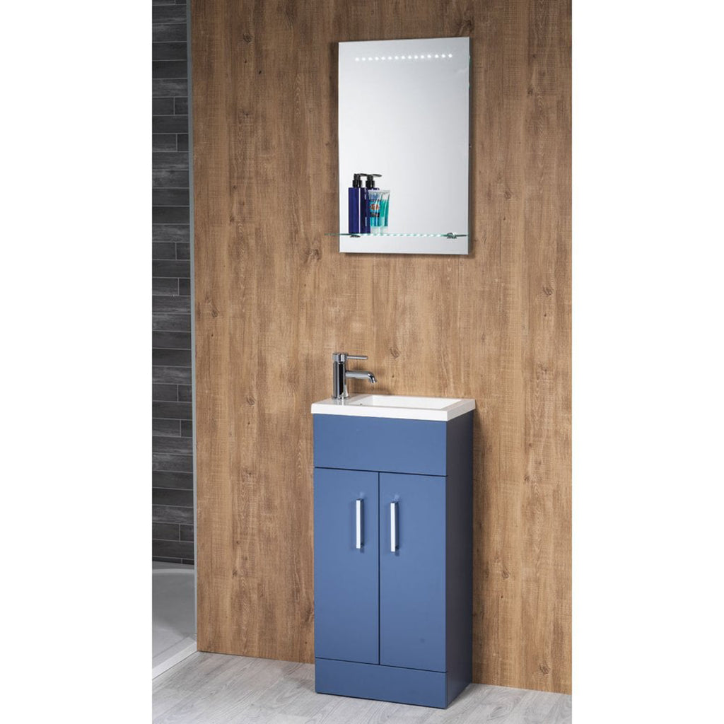 Eden 40 Vanity Unit & Basin - Dusty Blue