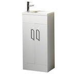 Eden 40 Vanity Unit & Basin - Gloss White
