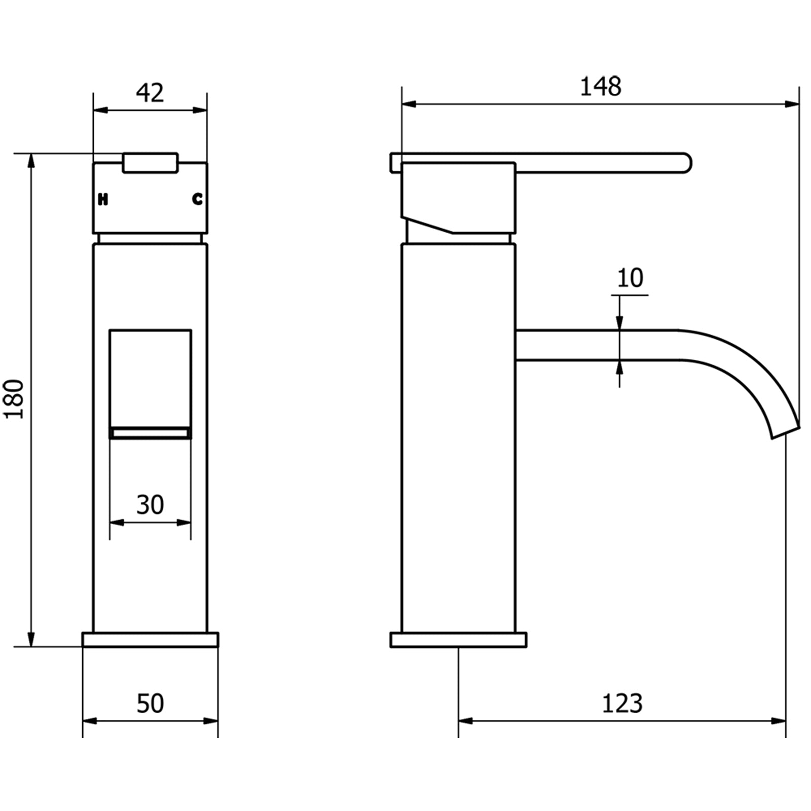 Allbits Epic Mono Basin Mixer