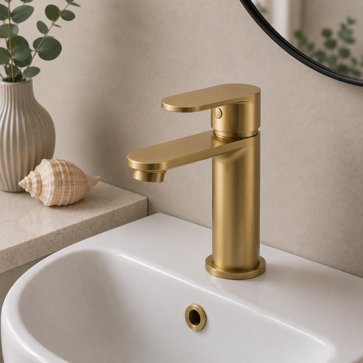 Eridge Mono Basin Mixer with Slotted Click-Clack Waste