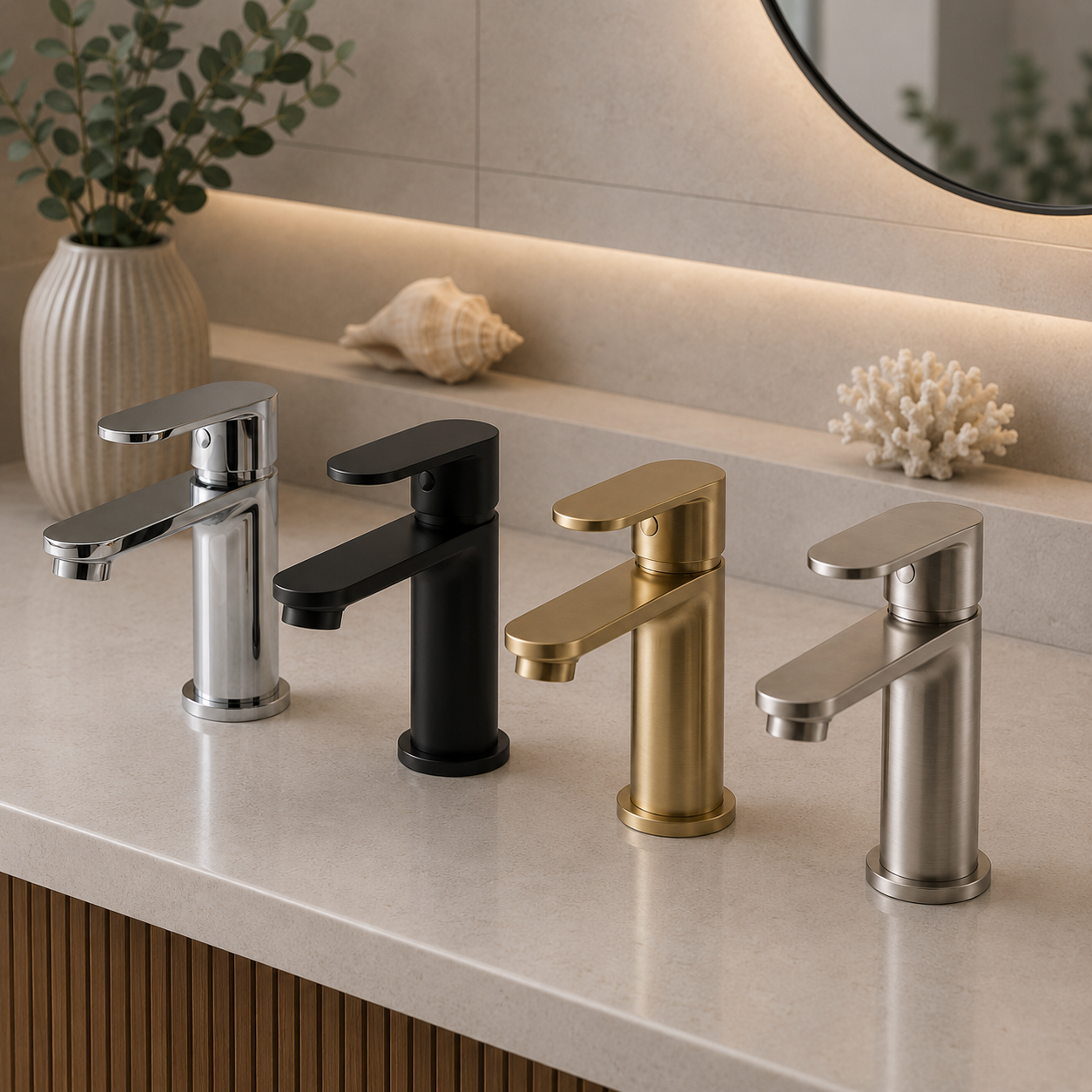 Eridge Mono Basin Mixer with Slotted Click-Clack Waste