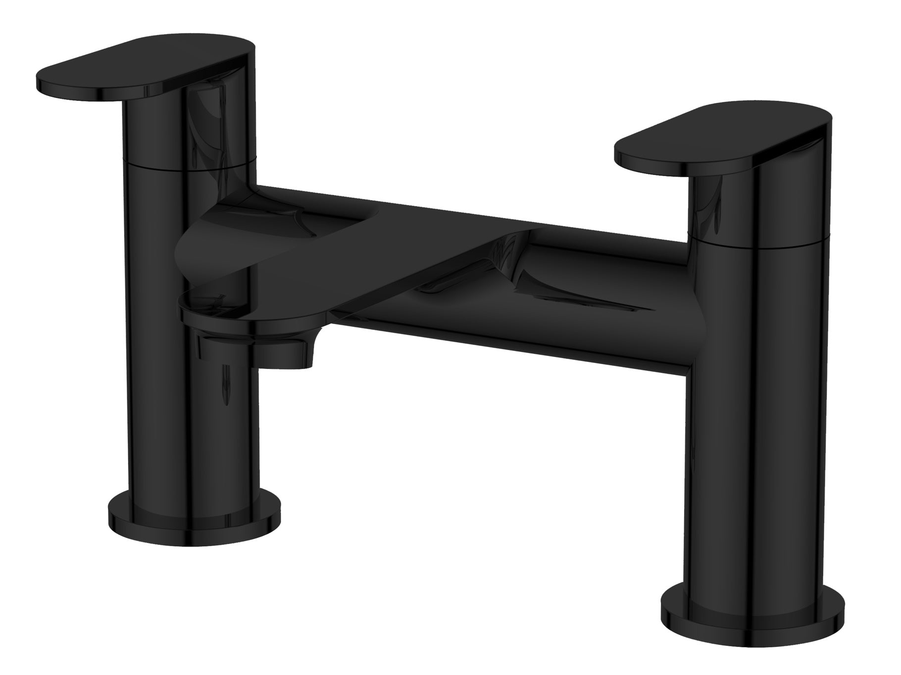 Eridge Deck Mounted Bath Filler - Chrome, Matt Black, Nickel or Matt Brushed Brass